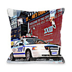 NYPD Times Square Pillow (18" x 18")