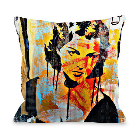 Lady in Color Pillow