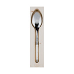 Jean Dubost Serving Spoon // Ivory