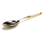 Jean Dubost Serving Spoon // Ivory
