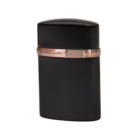 Black Label Tornado Flame Table Lighter (Black Matte & Copper)