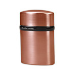 Black Label Tornado Flame Table Lighter (Black Matte & Copper)