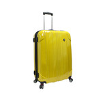 Traveler's Choice Sedona 100% Pure Polycarbonate 25" Expandable Spinner Luggage (Yellow)