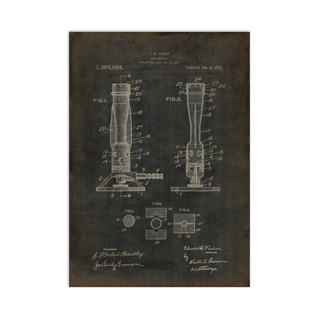 Fisher Bunsen Burner (Print)