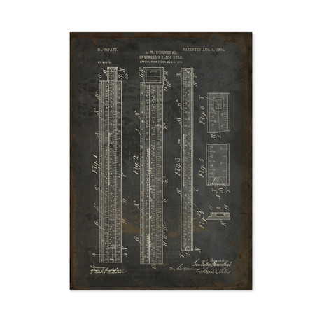 Rosenthal Slide Rule (Print)