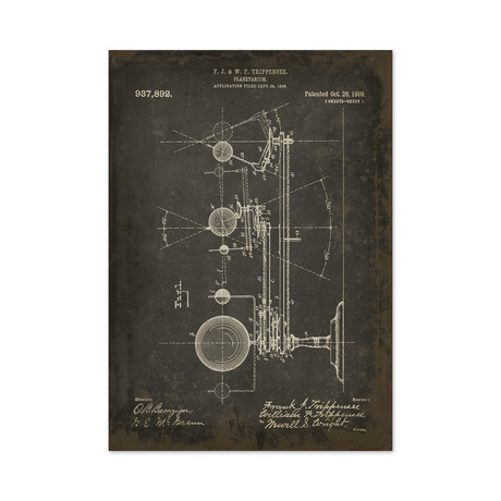 Trippensee Planetarium Patent (Print)