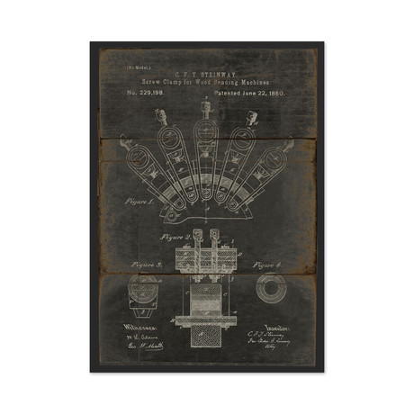 Steinway Screw Clamp Patent (Print)