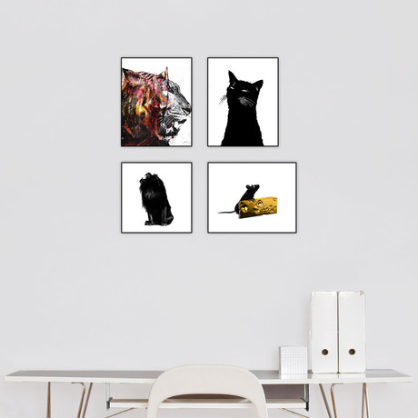 Cat + Mouse // Set of 4