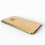 Lux iPhone 6 Plus Yellow Gold Diamond Logo // AT&T or T-Mobile (White)