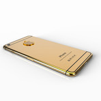 Lux iPhone 6 Yellow Gold Diamond Logo // AT&T or T-Mobile (White)