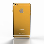 Lux iPhone 6 Yellow Gold Diamond Logo // Verizon or Sprint (White)