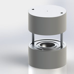 GLACIOUS LE 60MM SPHERE ICE PRESS + CUBE ICE MOLD // Silver