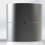 GLACIOUS LE 60MM SPHERE ICE PRESS + CUBE ICE MOLD // Silver