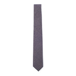 Dark Grey Chambray Tie