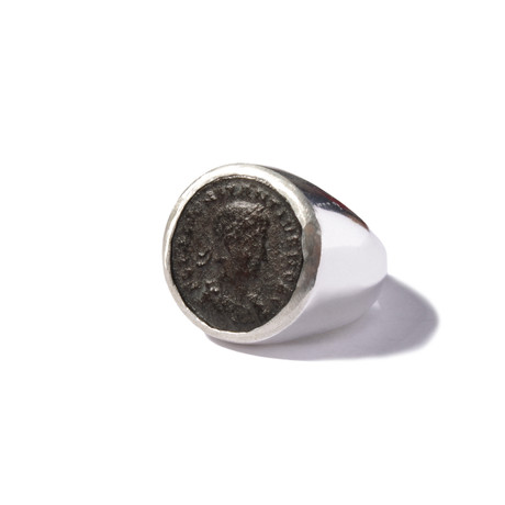 Roman Coin Ring Constantine II As Caesar