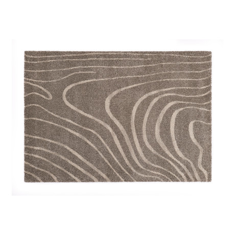 Caledon Collection // Grain // Light Grey (5'3" x 7'7")