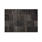 Hudson Collection // Patchwork // Charcoal (5'3" x 7'7")