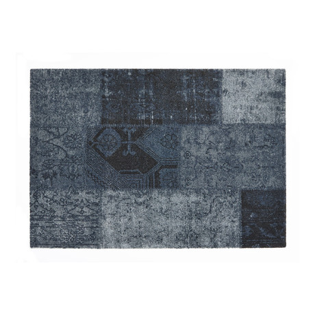 Hudson Collection // Patchwork // Denim Blue (5'3" x 7'7")