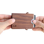 Walnut Card Wallet