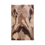 Liona // Ivory + Mocha + Taupe + Beige + Olive + Charcoal (2'L x  3'W)