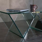 Del Mar Coffee Table (Clear Glass)