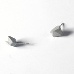 Concrete Ear Studs // Rock