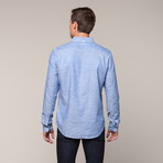 Linen Slim Classic Oxford // Blue (L)