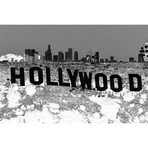 Hollywoodland Black (16"W x 24"H x 2"D)