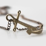 Anchor Necklace // Authentic (Silver)