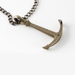 Anchor Necklace // Flat (Silver)