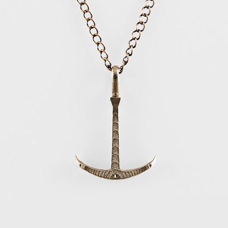 Anchor Necklace // Flat (Silver)