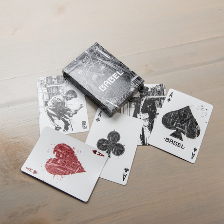 Babel Playing Cards // Black Deck // Two Pack