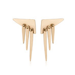 Three Stalactites Triangle Earrings