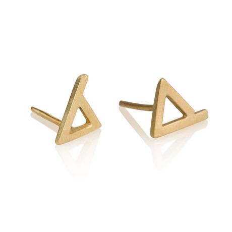 Small Triangle Earrings