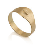 Small Minimalistic Signet Ring (US Ring Size 8)