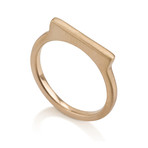 Rectangle Top Ring // Matte Finish (US Ring Size 5)