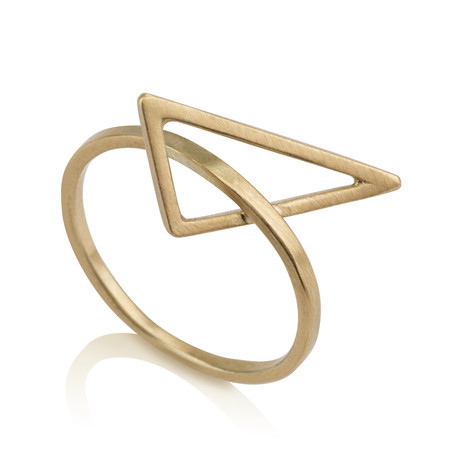 Floating Small Triangle Ring (US Ring Size 5)