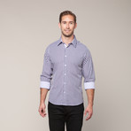 Button-Down Slim Fit Shirt // Multi (XL)