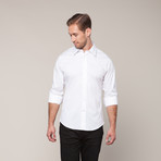 Button-Down Slim Fit Shirt // White (XS)