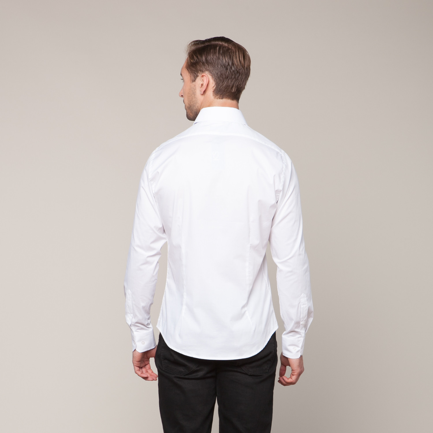 Button-Down Slim Fit Shirt // White (XS) - Karako Suits - Touch of Modern