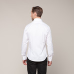 Button-Down Slim Fit Shirt // White (XS)