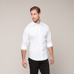 Button-Down Slim Fit Shirt // White (XS)