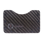 D16 Twill Carbon Fiber Wallet (Blue Bolts)