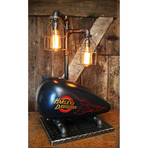 Industrial Harely Davidson Tank Lamp // No. 316