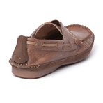 Lamb Leather Boat Shoe // Brown (US: 9)