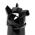 Animal Shot Glass // Black // Wolf