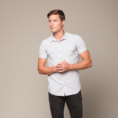 Short Sleeve Button-Down // White (S)