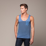 Stripe Tank // Blue (L)