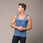 Stripe Tank // Blue (L)