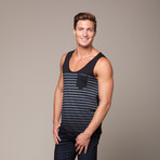 Stripe Tank // Black (S)